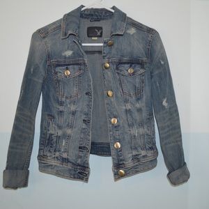 Destroyed Denim Jean Jacket
